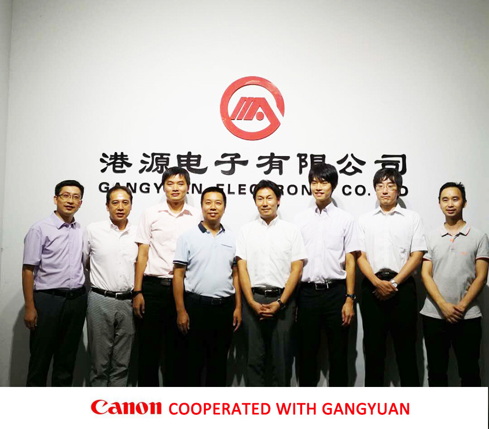  Canon's wizyta i współpraca biznesowa z jego jego Producent przełączania taktu